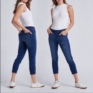Betabrand XL LONG Zipper Ankle Yoga Denim